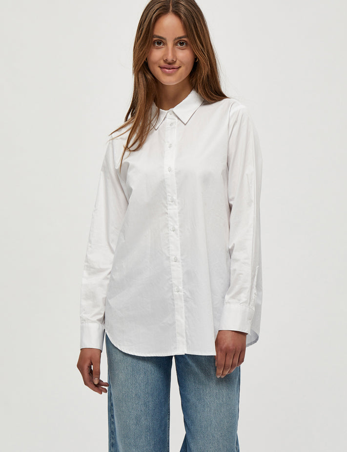 Minus MSVaia Oversize Shirt Shirt 200 White
