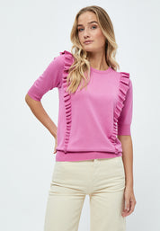 Minus MSVesia Knit T-Shirt T-Shirt 7211 Super Pink