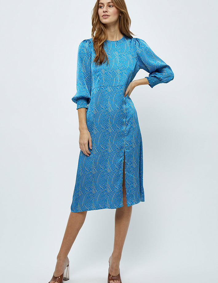 Minus MSVisala GRS Midi Dress Dress 1340P Horizon Blue Print